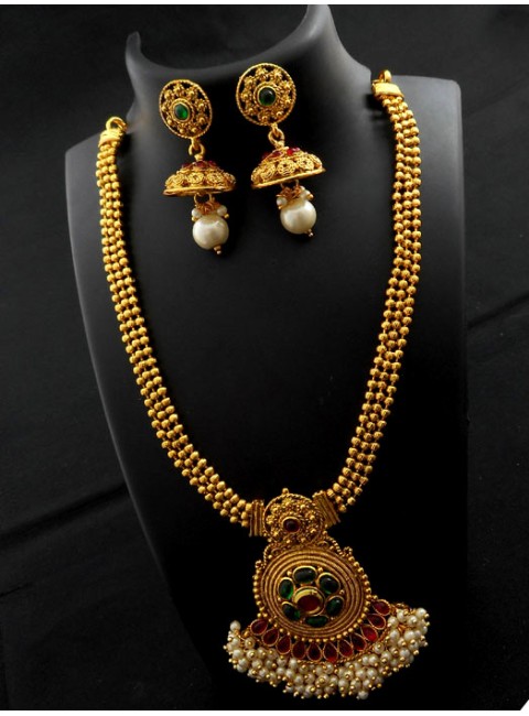Polki Jewelry Set